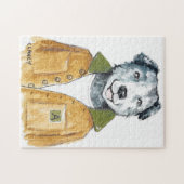 アルフレッド牛の犬のパズル ジグソーパズル (横)