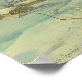 アルフレッド・コワルスキーローンウルフ冬の油絵 ポスター (角)