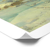 アルフレッド・コワルスキーローンウルフ冬の油絵P ポスター (角)