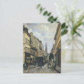 アルフレッド・シスリーによるアルゼンチュイユのメイン通り ポストカード (スタンド正面)