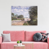アルフレッド・シスリー マントからの道 キャンバスプリント (インサイチュ (リビング))