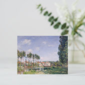 アルフレッド・シスリー |モレットのローイング銀行 ポストカード (スタンド正面)