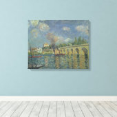 アルフレッド・シスリー |橋 キャンバスプリント (インサイチュ (ウッドフロア))