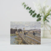 アルフレッド・シスリー | Argenteuilのフットブリッジ ポストカード (スタンド正面)