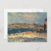 アルフレッド・シスリー | Saint-Mammesの川岸 ポストカード (正面/裏面)