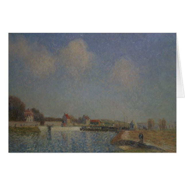 アルフレッド・シスリー | The Loing at Saint-Mammes (正面横)