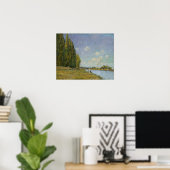 アルフレッド・シスリー | The Seine at Billancourt ポスター (ホームオフィス)