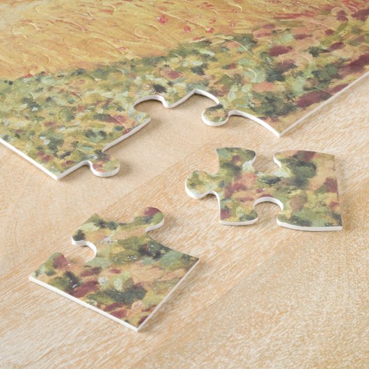 アルフレッド・シスレー|の小麦畑 ジグソーパズル (側面)