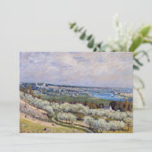 アルフレッド・シスレー - サンジェルメンのテラス、春 招待状 (スタンド正面)