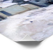 アルフレッド・シスレー - マルリーのチェニール広場、雪の効果 フォトプリント            (角)