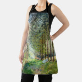 アルフレッド・シスレー - 小川のほとりの休息 エプロン (インサイチュ)