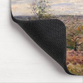 アルフレッド・シスレー - 風の強い日のヴェヌー マウスパッド (コーナー)