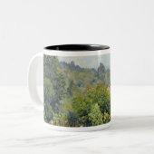 アルフレッド・シスレー| Louveciennesの泥灰質の高さ ツートーンマグカップ (正面左)