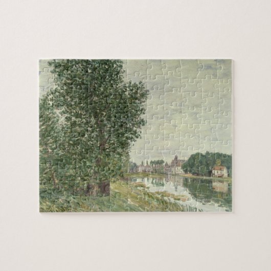 アルフレッド・シスレー| Moret-sur-Loing ジグソーパズル (横)
