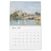 アルフレッド・シズリー・カレンダー印象派 カレンダー (2月 2027)