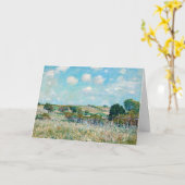 アルフレッド・シズリー – ザメドウ カード (黄色い花)