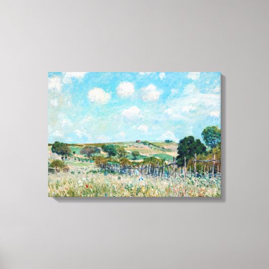 アルフレッド・シズリー – ザメドウ キャンバスプリント (正面)