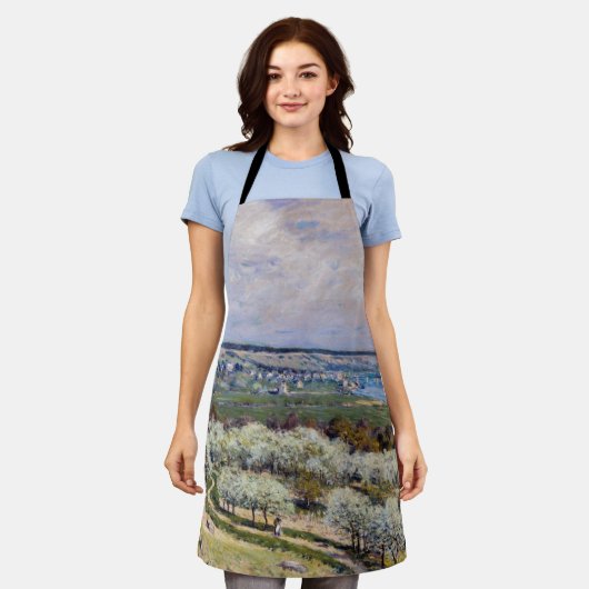 アルフレッド・シズリー – テラス・アットサンジェルマン,春 エプロン (着用した状態)