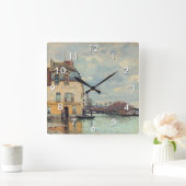 アルフレッド・シズリー – フラッドアットポート – マリー1872 スクエア壁時計 (ホーム)