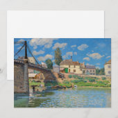 アルフレッド・シズリー – ブリッジアットヴィレヌーヴラガレンヌ サンキューカード (正面/裏面)