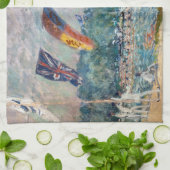 アルフレッド・シズリー – レガッタアットモレーシー キッチンタオル (折り畳み)