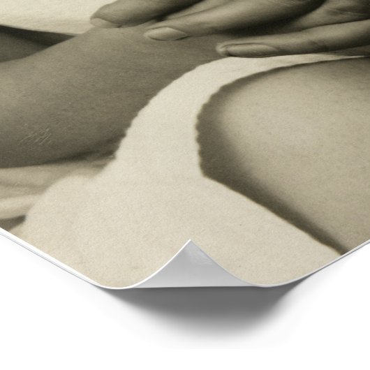 アルフレッド・スティエグリッツ・ジョージア・オキーフェ写真 ポスター (角)