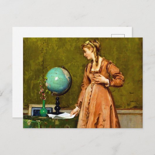 アルフレッド・スティーブンスの海外からのニュース ポストカード (正面/裏面)