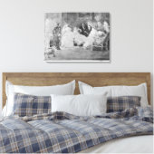 アルフレッド・デ・ムセット・ユージーン・デラクロワ キャンバスプリント (インサイチュ (寝室))