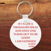 アルフレッド・ノーベル キーホルダー (正面)