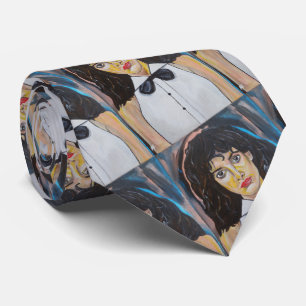 アルフレッド・フォックスによるダンサーの絵画 ネクタイ