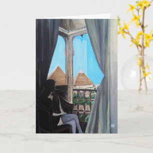 アルフレッド・フォックスによるピラミサホテルの絵画 カード
