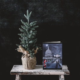 アルフレッド・フォックスによるロンドンのサンタクロースの絵 カード