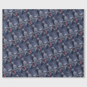 アルフレッド・フォックスによるロンドンのサンタクロースの絵 ラッピングペーパー (フラット)