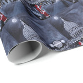 アルフレッド・フォックスによるロンドンのサンタクロースの絵 ラッピングペーパー (ロールコーナー)