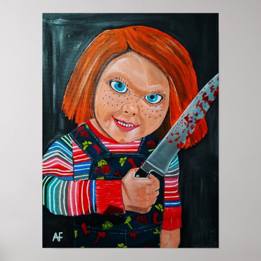 アルフレッド・フォックスによる人形の絵 ポスター (正面)