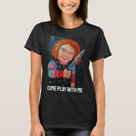 アルフレッド・フォックスによる人形の絵 Tシャツ (正面)
