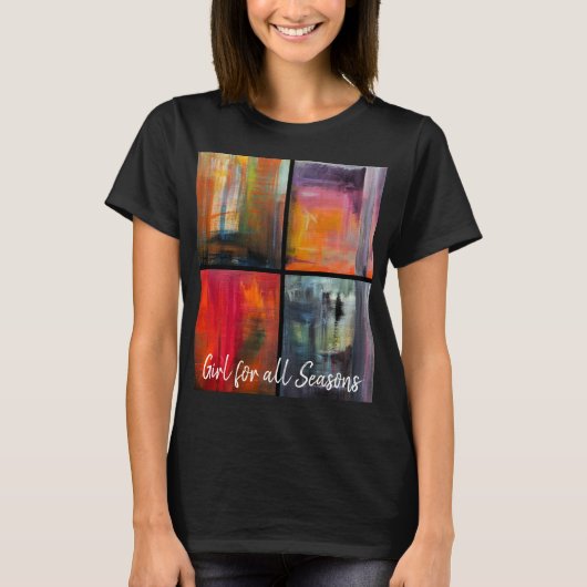 アルフレッド・フォックスによる四季の絵画 Tシャツ (正面)