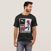 アルフレッド・フォックスによる日本精神の絵 Tシャツ (正面フル)