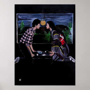 アルフレッド・フォックスによる日本茶道の絵画 ポスター