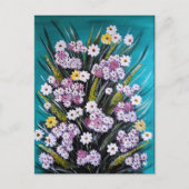 アルフレッド・フォックスによる春の花束の絵画 ポストカード (正面)