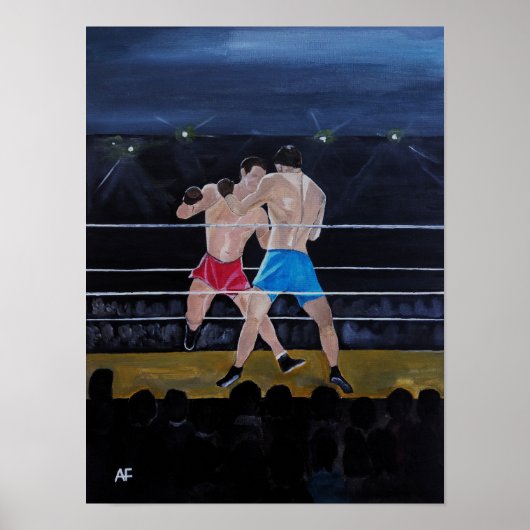 アルフレッド・フォックスによる絵画「ザ・ボクサーズ」 ポスター (正面)