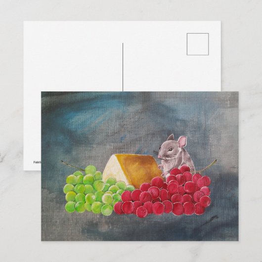 アルフレッド・フォックスによる絵画「不請けの客」 ポストカード (正面/裏面)