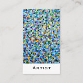 アルフレッド・フォックスによる絵画「夢の中を漂う」 名刺 (正面)