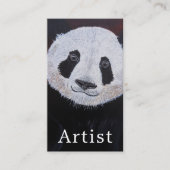 アルフレッド・フォックスによる絵画「最も優しい巨人」 名刺 (正面)