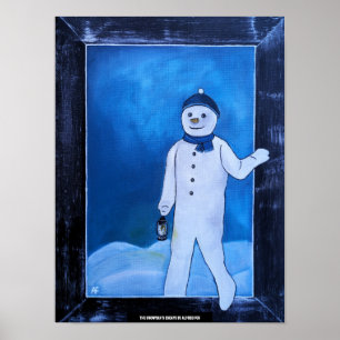 アルフレッド・フォックスによる絵画「雪だるまの脱出」 ポスター