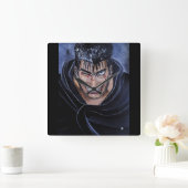 アルフレッド・フォックスによる絵画「The Marked Sufferer」 スクエア壁時計 (ホーム)