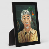 アルフレッド・フォックスによる絵画「The Sensei」 フォトプラーク (側面)