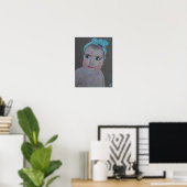 アルフレッド・フォックスによる赤ちゃんの肖像画 ポスター (ホームオフィス)