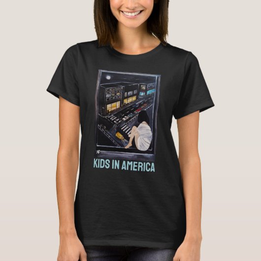 アルフレッド・フォックスによる金曜日の夜の絵 Tシャツ (正面)