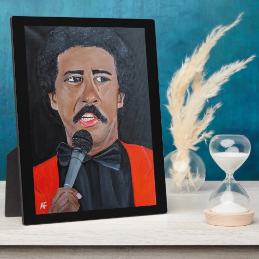 アルフレッド・フォックスによる『コメディアンの絵』 フォトプラーク (側面)